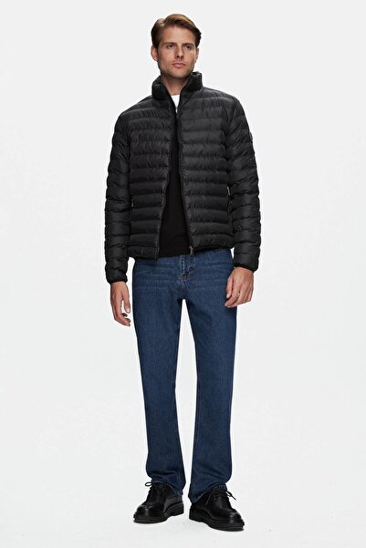 UCLA Ανδρικό παλτό NORTHWIN Μαύρο με φερμουάρ και τσέπες από πολυεστέρα Standard Fit