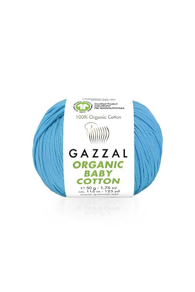 Gazzal Βιολογικό Βρεφικό Βαμβάκι 50 Γρ. 100% οργανικό βαμβάκι Πλεκτό νήμα Amigurumi Yarn 424