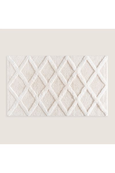 Chakra Doce Banyo Paspası 40x60 cm Ekru