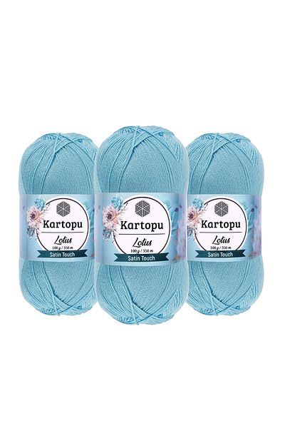 Kartopu Σχοινί Πλεξίματος Lotus 100 gr 537 3 Τεμάχια