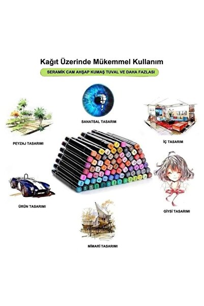 Polin Touch Marker Art Çantalı Kalem Seti