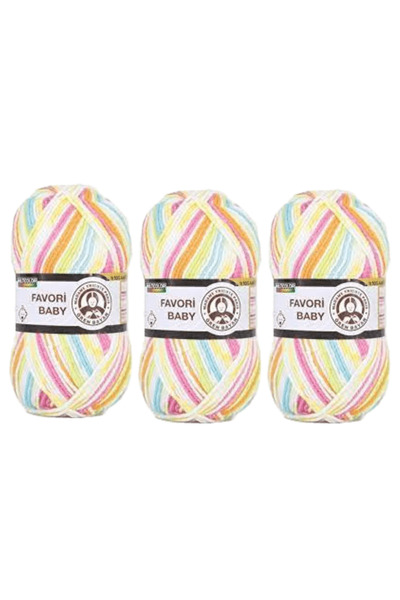 Ören Bayan Favori Baby El Örgü Ipi 100gr 0651 3 Adet