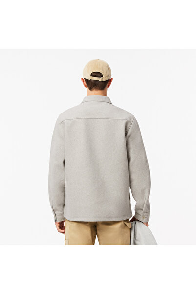 Lacoste Erkek Oversize Fit Gri Gömlek