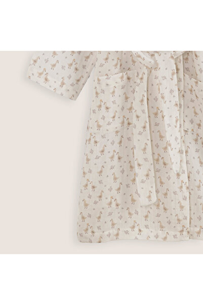 Chakra Goose Müslin Bornoz Ekru