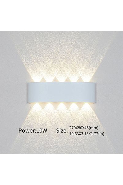 Choice Cold White 10w White Led Wall Lamp Outdoor Waterproof Ip66 Interior Wall Light 2w 4w 6w 8w 10w Minim