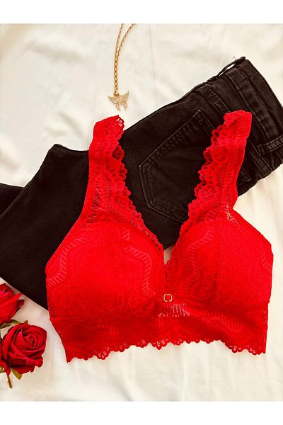 İNKO İÇ GİYİM Navy Blue Women's Bra