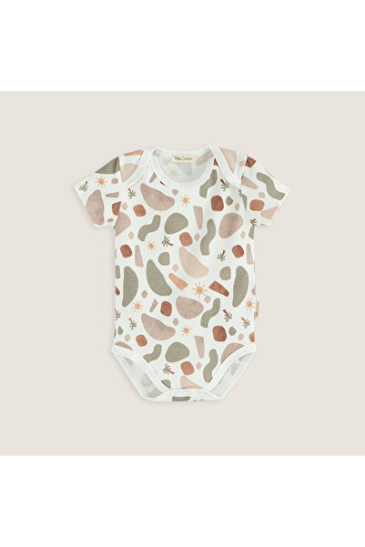 Chakra Joyful Baskılı Body Ekru