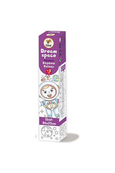 Lino Yapışkanlı Boyama Rulosu - Dream Space 86x20cm