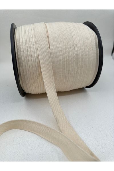 paşateks since 1995 şekil 5 Meters Ecru Cotton Strip - 2 cm
