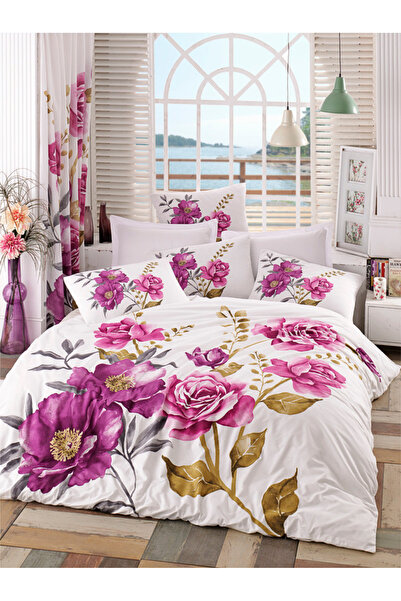Fabeteks Celina Ranforce 100% Cotton Double Duvet Cover Set