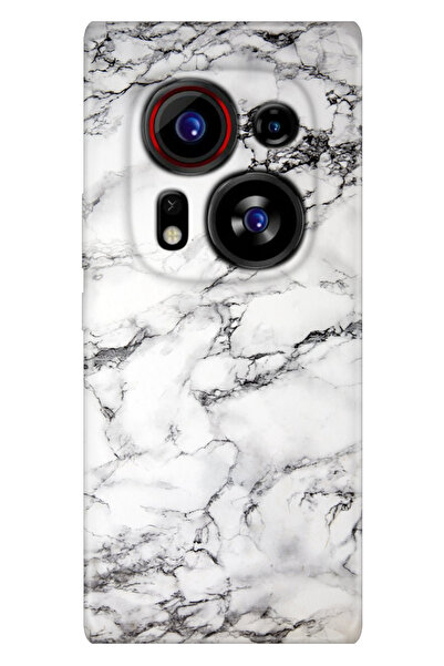 TECNO Phantom X2 Pro Kılıf Desenli Silikon Baskılı Banyo Mermer