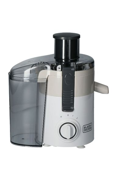 Black&Decker عصارة فواكه بقوة 250 واط مع أنبوب تغذية كبير سعة 950 مل