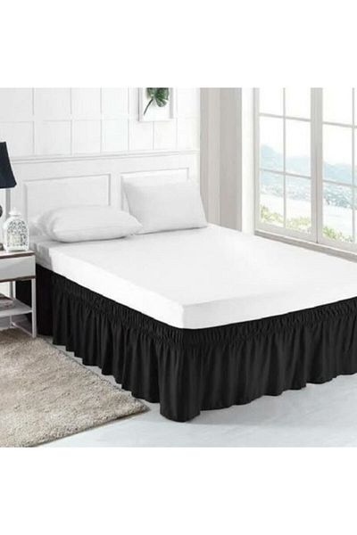 Gelincik Çeyiz Black Double Base Ruffle - 42x800
