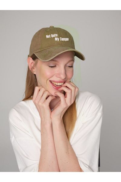 ŞapkaMania Not Quiet My Tempo Washable Baseball Cap