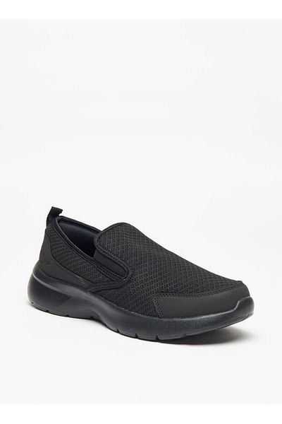 Dash Textured Slip-On Sports Shoes with Pull Tabs