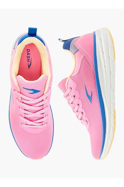 Dash Colourblock Sports Shoes with Lace-Up Closure