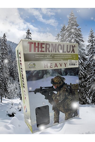 DERTEX Ανδρικό Μαύρο Thermal Suit Bottom-Top Σετ εσώρουχα στρατιώτη