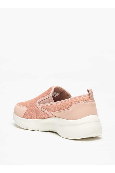 Dash Textured Slip-On Sports Shoes with Pull Tabs