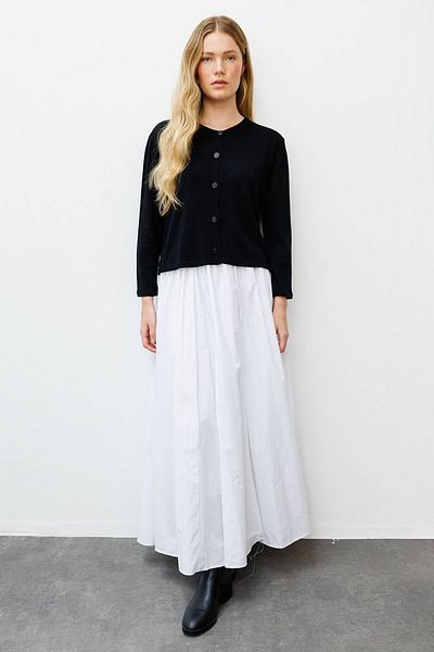 Hooopstore Ζακέτα Perla Μαύρη Πλεκτή