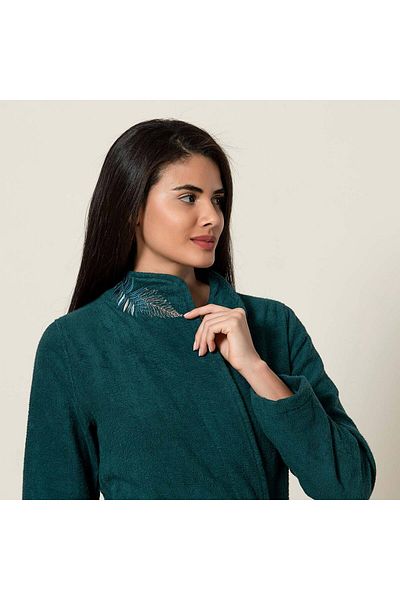 Chakra Γυναικείο μπουρνούζι Green Ruth