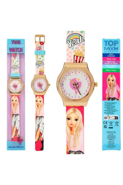 Top Model TOPModel Silicone Watch w/ Metal Case