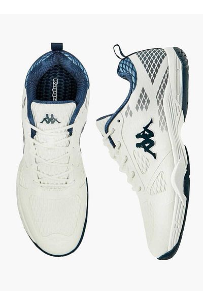 Kappa Men's Textured Lace-Up Sports Shoes with Pull Tabs