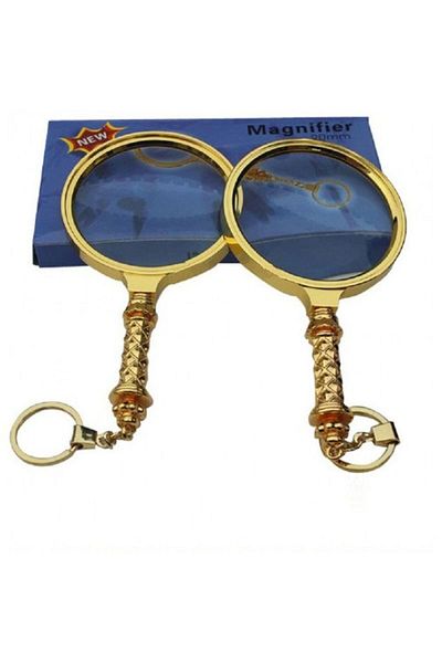Nikula X90Mm Gold Color Metal Frame - Gift Magnifying Glass, Optical Lenses and Zinc Alloy