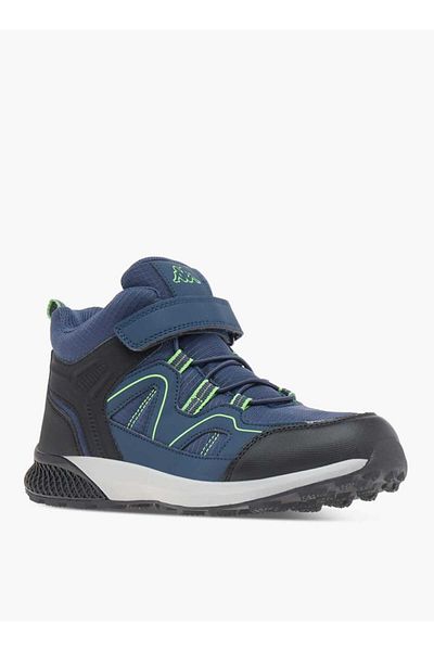 Kappa Boys' Panelled Lace Detail Sports Shoes with Hook and Loop Closure