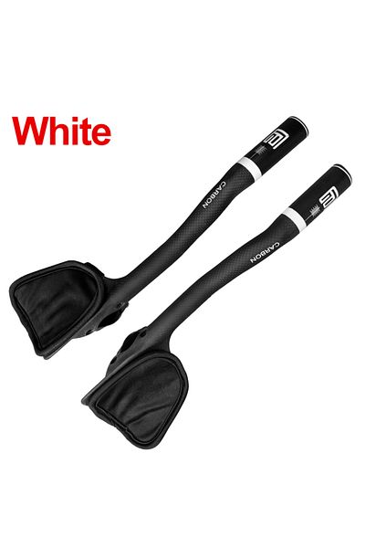 Choice White Full Carbon Fiber Road Bicycle Handlebar Highway Rest Put Handlebar Aero Carbon Tt Bike Handle