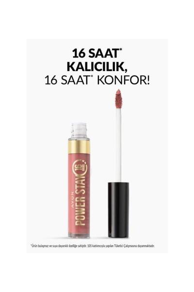 AVON Power Stay Kalıcı Likit Mat Ruj Can't Quit Cafe