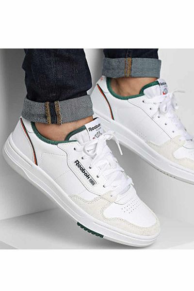 Reebok Ανδρικά αθλητικά παπούτσια Phase Court Real Leather Snekars 100201247 ΛΕΥΚΟ