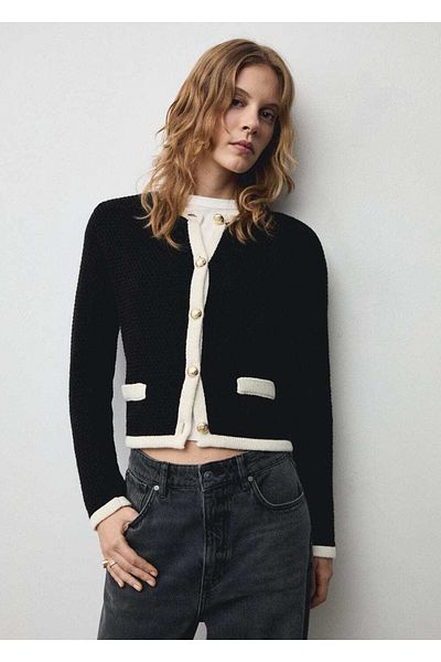 MANGO Woman Knit Jacket --