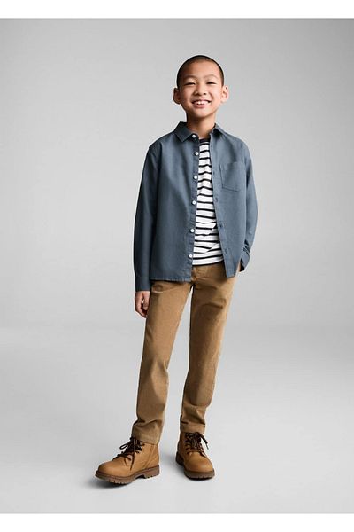 MANGO Kids Tricou Albastru Pentru Copii