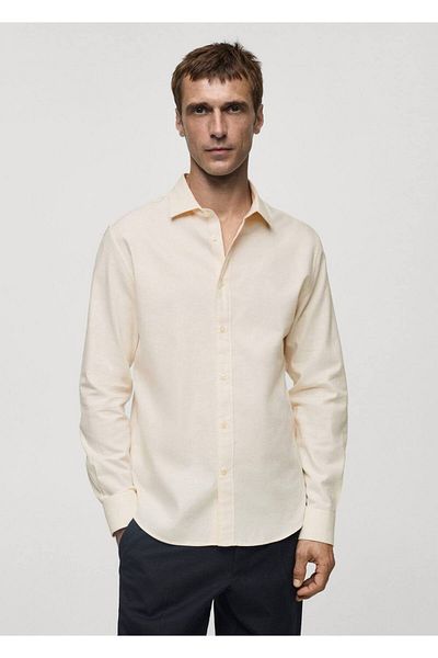 MANGO Man Cămașă Slim Fit 100% bumbac