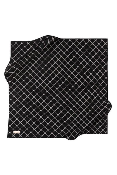 Pierre Cardin Eșarfă de mătase neagră - 8902438-911