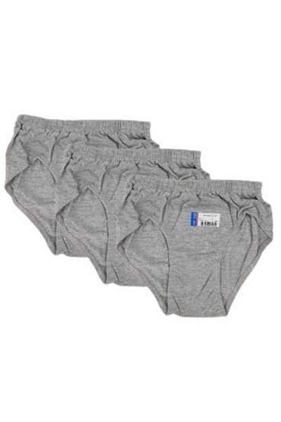 Seher Yıldızı Seher 0037 Gray Children's Slip - Pack of 12