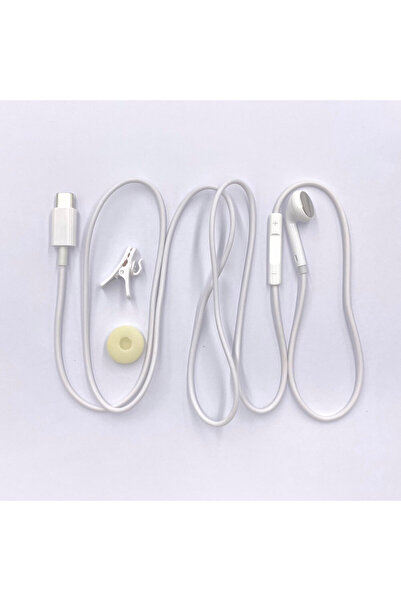 Choice WHITE USB Type-C Earphone Single-Side Earphone USB-C Earbud,Single-Ear Earbud with Mic for iPhone 16