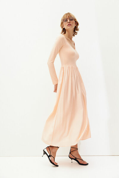 H&M Omuzları Açık Elbise