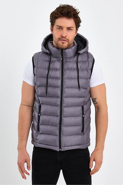 yakamor Men's Hooded Vest