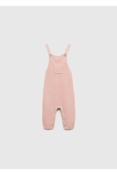 MANGO Baby Pamuklu triko tulum