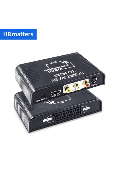 Choice Other Check Note Scart To Hdmi Converter 3-in-1 Composite Av S-video Scart To Hdmi Cable Converter S
