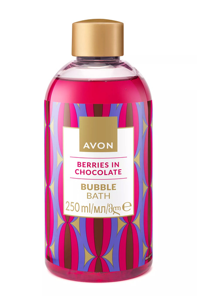 AVON Berries in Chocolate Kırmızı Meyveler ve Çikolata İçeren Banyo Köpüğü 250 Ml.