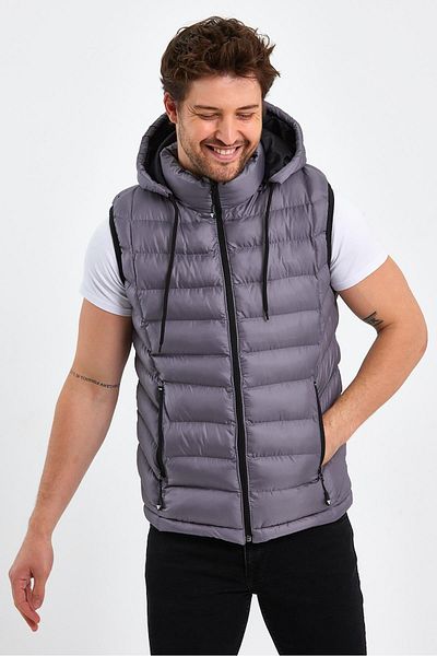 yakamor Men's Hooded Vest