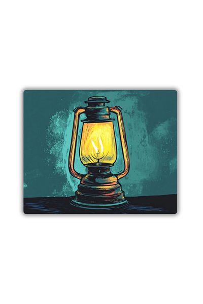 lili hediyelik Λάμπα υγραερίου Τυπωμένο Mouse Pad 18x22 cm