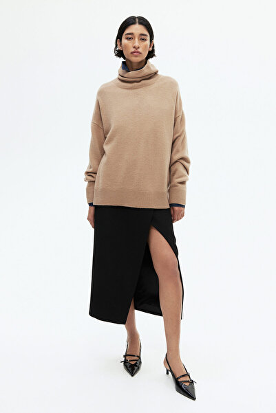 H&M Kaşmir Karışımlı Balıkçı Yaka Kazak