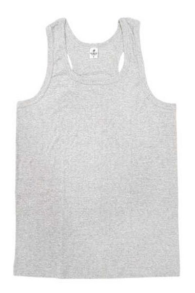 Seher Yıldızı Seher 0058 Men's Gray Rib Sports Undershirt - Pack of 6