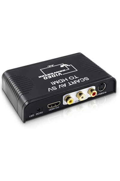 Choice Other check note Scart to HDMI converter 3-in-1 composite AV S-video Scart to HDMI cable converter S