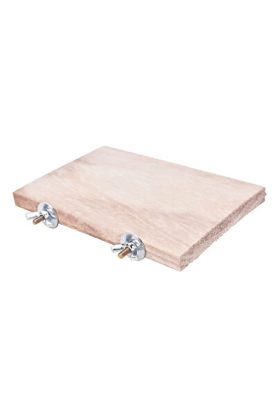 Choice منصة خشبية بطول 15 × 8 سم، ألعاب طيور أليفة، رف للجرذان والفئران والبب...