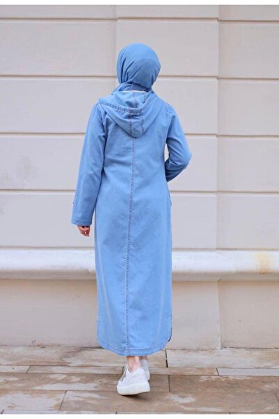 esmaboutique Kadın Kapüşonlu Düğmeli Kap