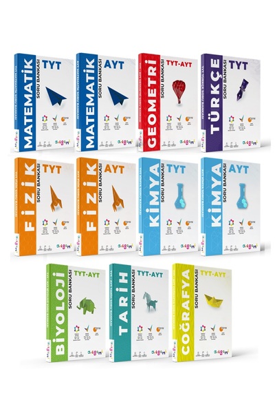 Tammat Yayıncılık ORİGAMİ TYT-AYT TAM SET  ( 11 KİTAP ) TÜRKÇE+MATEMATİK+GEOM...
